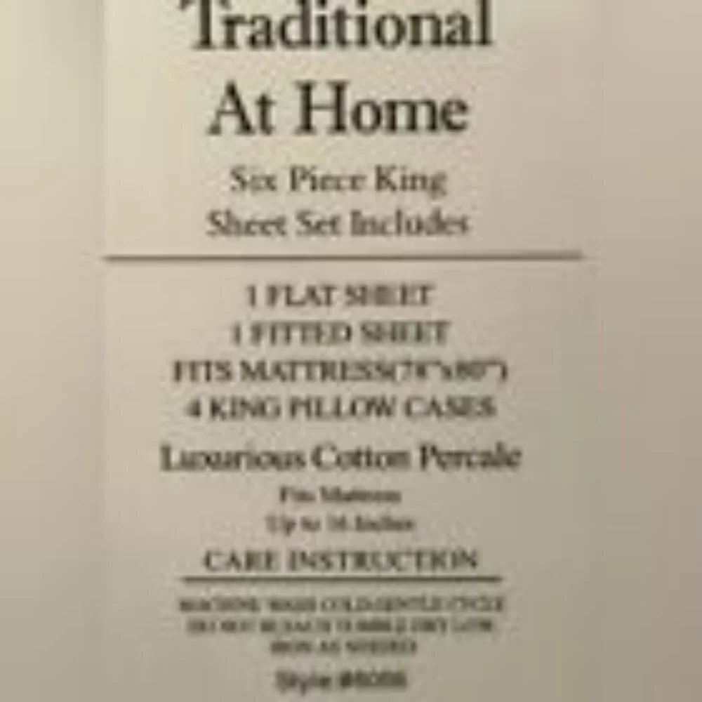 Transitional at Home 6pc King Sheet spring green with white stripes